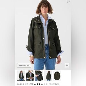 NWT J Crew New downtown field jacket, size Small